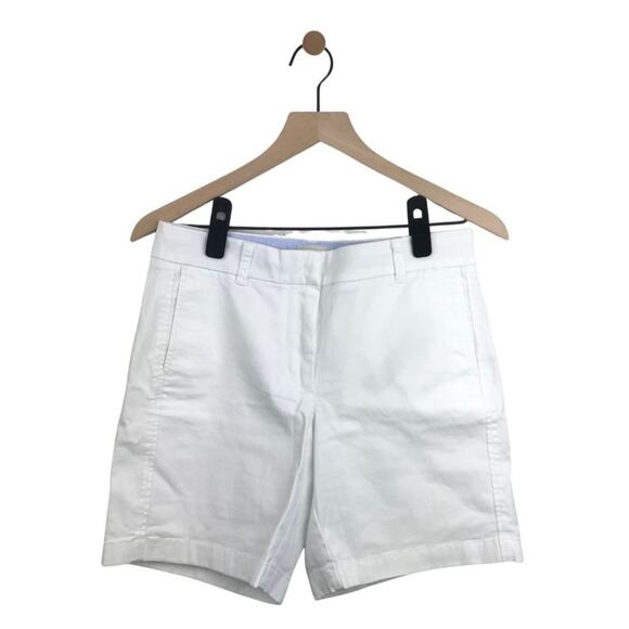 NWOT J.Crew 7" Stretch Chino Short White 4 - Picture 5 of 8